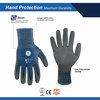 Ge Cut Resistant Gloves, 13 GA Blue/Gray, 1 Pair, M GG208MC